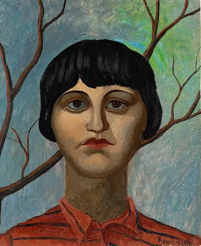 Портрет Лины Закини by Луиджи Руссоло, 1945 — digital art print download