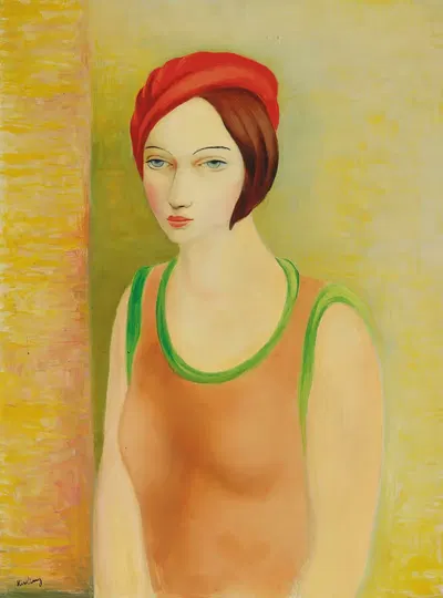 Портрет by Моис Кислинг, 1926 — digital art print download