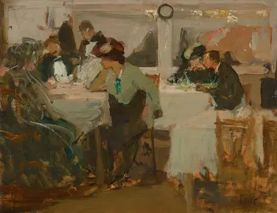 Café de Paris by Richard E. Miller — digital art print download