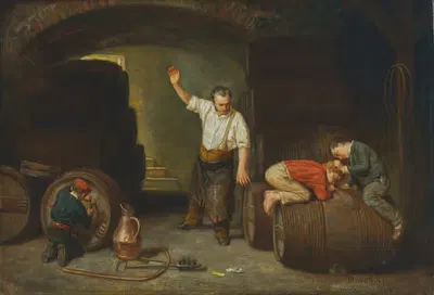 Наконец пойман by Теофиль Дюверже, 1854 — digital art print download