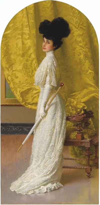 Портрет Йоле Бьяджини Мошини by Витторио Маттео Коркос, 1907 — digital art print download