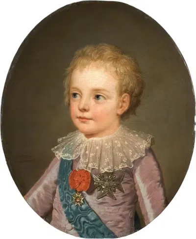 Наследный принц, дофин Луи-Жозеф-Шарль-Франсуа Франции (1781-1789) by Адольф Ульрик Вертмюллер, 1781-1789 — digital art…