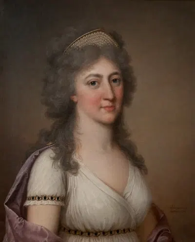Хедвиг Элизабет Шарлотта, 1759-1818, королева Швеции by Адольф Ульрик Вертмюллер, 1797 — digital art print download