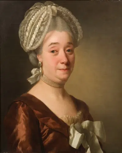 Мария Равенс by Адольф Ульрик Вертмюллер, 1720-1786 — digital art print download