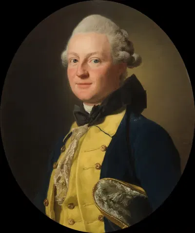 Барон Карл Адам Вахтмейстер by Александр Рослин, 1767 — digital art print download