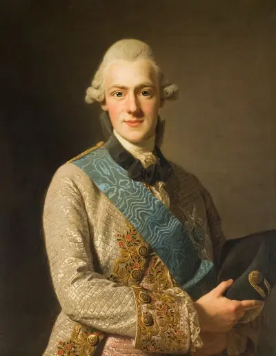Герцог Фредрик Адольф, брат Густава III by Александр Рослин, 1770 — digital art print download