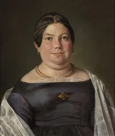 Lovisa Isabella Bjurberg (1814-1864) by Axel Johan Fägerplan, 1814-1864 — digital art print download