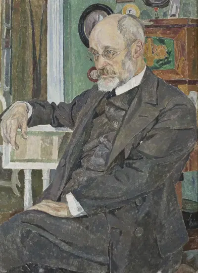 Нильс Крюгер, 1858-1930, художник by Карл Вильгельмсон, 1924 — digital art print download