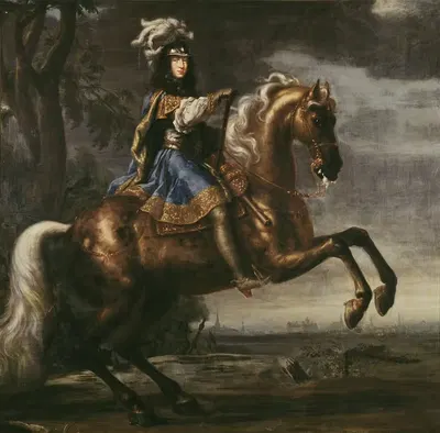 Конный портрет Карла XI by Давид Клёкер Эренштраль, 1671 — digital art print download