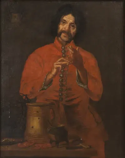 Хинрик Хазенбергер, придворный шут by Давид Клёкер Эренштраль, 1652 — digital art print download