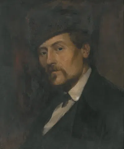 Self-portrait by Edvard Perséus — digital art print download
