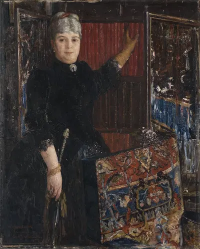 Миссис Каролина Шлосс by Эрнст Йозефсон, 1885 — digital art print download