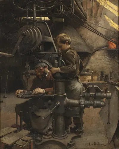Урок ученика by Южен Булан, 1888 — digital art print download