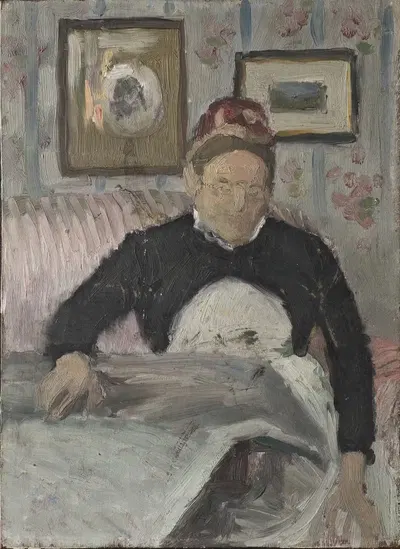 Бритa Мария (Мусса) Банк (1830-1906), домработница by Ева Боннье, 1830-1906 — digital art print download