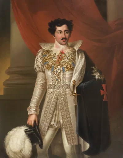 Оскар I (1799-1859), король Швеции и Норвегии by Фредрик Уэстин, 1799-1859 — digital art print download