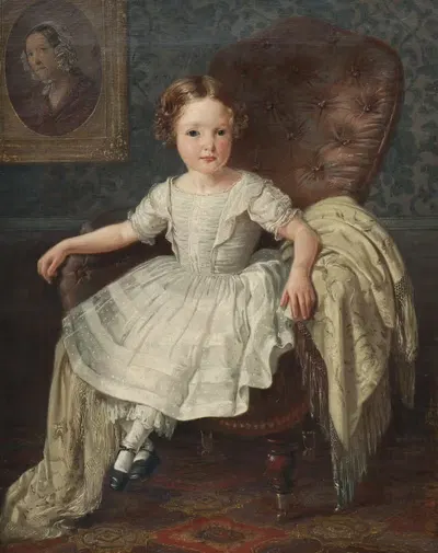 Hilda Amalia Brusewitz (f. 1853) by Gustaf Henrik Brusewitz — digital art print download