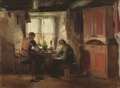 A Country Cobbler by Harriet Backer — digital art print download