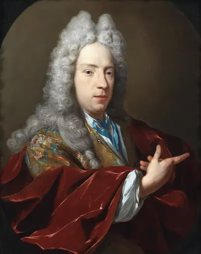 Портрет неизвестного мужчины by Иеронимус ван дер Мий, 1715-1730 — digital art print download