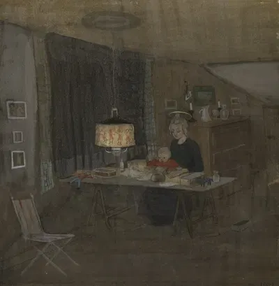 Мадонна by Ивар Аросениус, 1907 — digital art print download