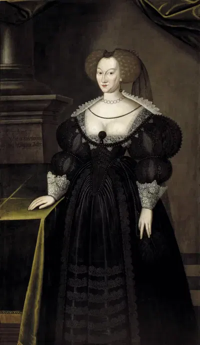 Мария Элеонора (1599-1655), принцесса Бранденбурга, королева Швеции by Якоб Генрих Эльбфас, 1599-1655 — digital art print…