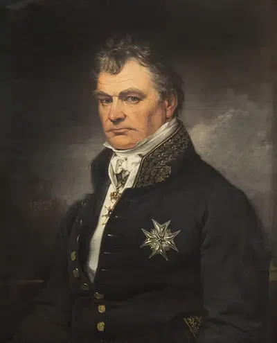 Габриэль Поппиус (1770-1856), министр государства, президент Торговой палаты by Йохан Густаф Сандберг, 1770-1856 — digital…