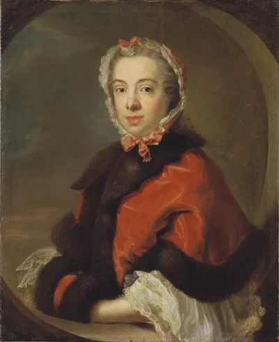 Maria Juliana Jennings, 1731-1793 by Johan Henrik Scheffel — digital art print download