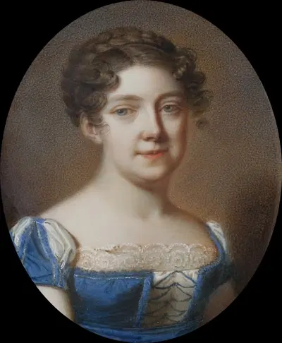 Неизвестная женщина by Иоганн Доминик Босси, 1815 — digital art print download