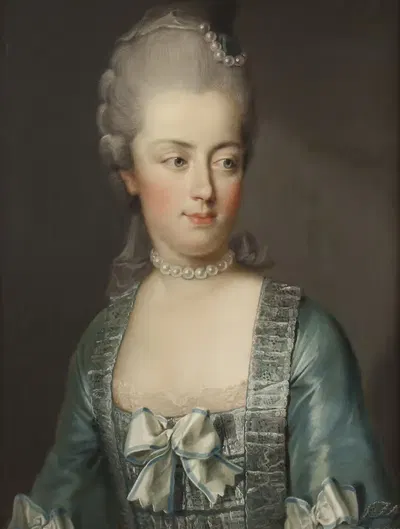 Portrait of Marie Antoinette, 1755-1793 by Joseph Hickel, 1773-1774 — digital art print download