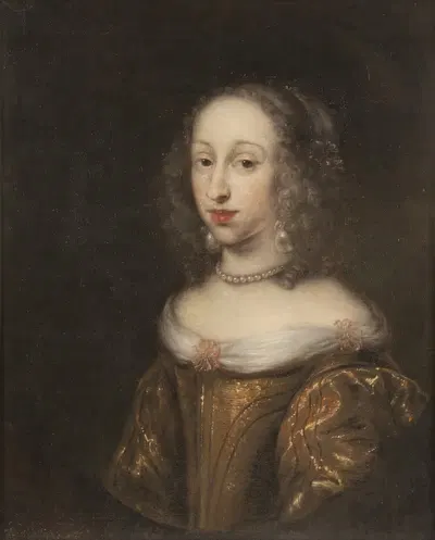 Анна Доротея, 1640-1713, принцесса Гольштейн-Готторп, аббатиса в Кведлинбурге by Юрген Овенс — digital art print download