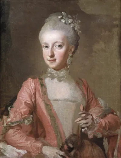 Princess Sofia Albertina of Sweden by Lorens Pasch the Younger, 1768 — digital art print download