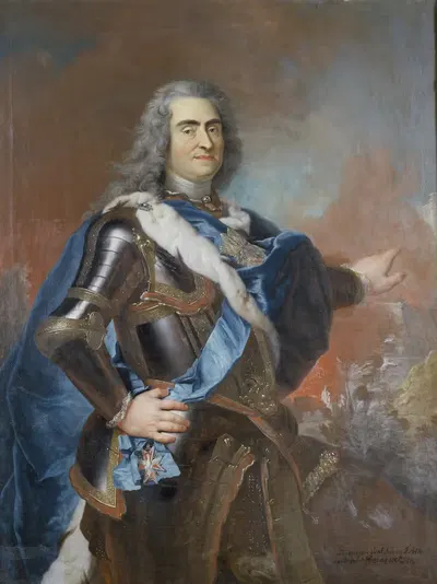 August II the Strong, 1670-1733, elector of Saxony, king of Poland by Louis de Silvestre — digital art print download