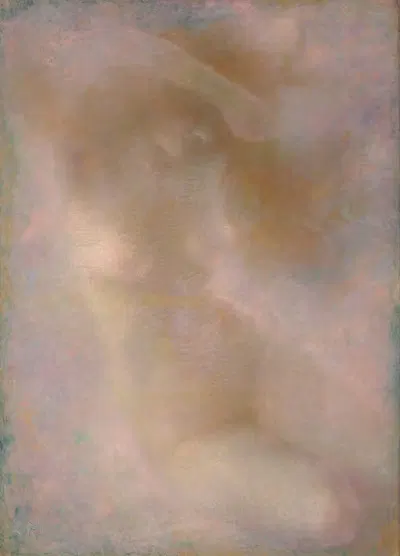 Нагая женщина, розовый эффект by Люсьен Леви-Дюрмер, 1917 — digital art print download