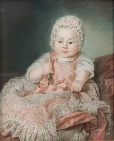 Александр Антуан Розлин (1764-1799), г. м. Аделаида Абрахам, сын художника by Мари-Сюзанн Жиру, 1764-1799 — digital art…