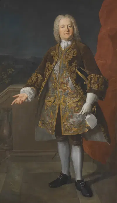 Карл Густав Тессин, 1695-1770 by Мартин ван Мейтенс — digital art print download