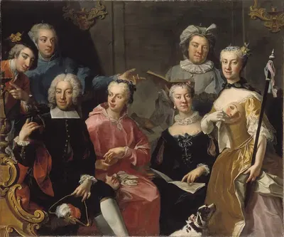 Ulrika Lovisa Tessin, Carl Gustaf Tessin, Erik Sparre, Johan Gabriel Sack, Nils Bielke, Eva Bielke and Hedvig Elisabet Sack…