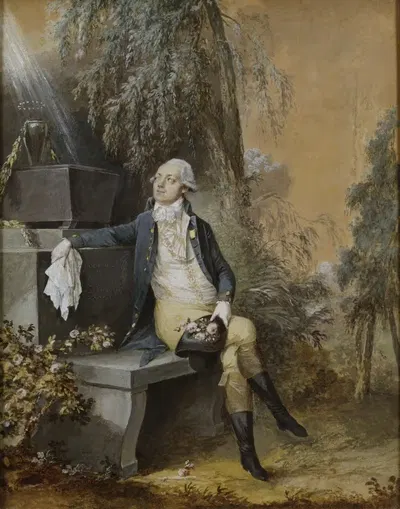Посол, барон Эрик Магнус Сталь фон Гольштейн (1749-1802) by Никлас Лафренсен, 1749-1802 — digital art print download