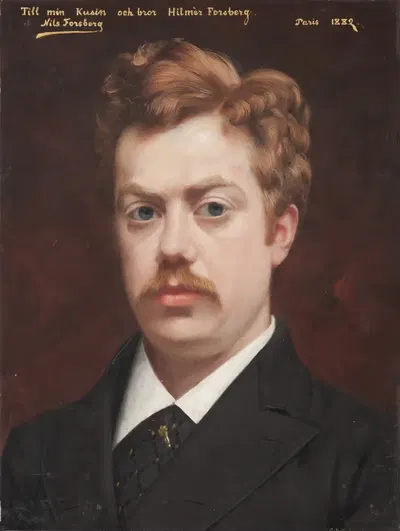Хильмер Форсберг, директор банка by Нильс Форсберг, 1882 — digital art print download