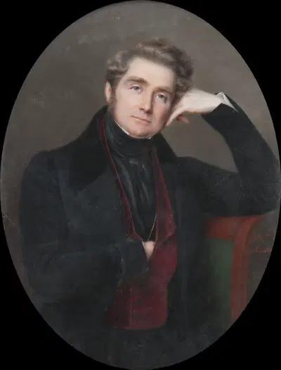 Portrait of a man by Pauline Augustin — digital art print download