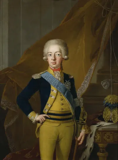 Gustav IV Adolf, 1778-1837, King of Sweden by Per Krafft the Elder, 1793 — digital art print download