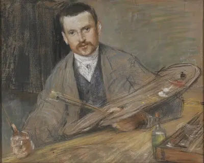 Йохан Киндборг, 1861-1907, художник, женатый на гравере по дереву Эми Эдман by Ричард Берг — digital art print download