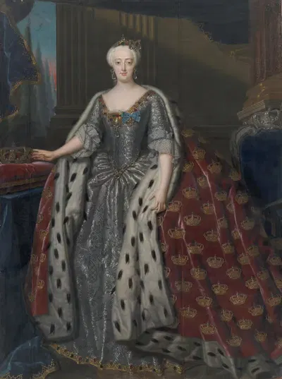 Sophie Magdalene, Christian VI's queen by Andreas Møller, 1739 — digital art print download