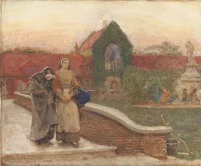 Убежище by Фредерик Уокер, 1875 — digital art print download