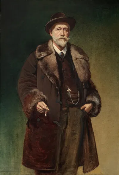 Портрет Генриха Августа Шваха by Адольф Пирш, 1890 — digital art print download