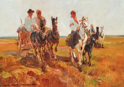 Heimkehr vom Feld by Demeter Koko, 1925 — digital art print download