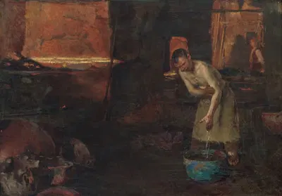 После работы I. by Доминик Скутецкий, 1918 — digital art print download