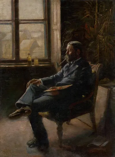 Художник Хоровиц за работой by Доминик Скутецкий, 1909–1910 — digital art print download