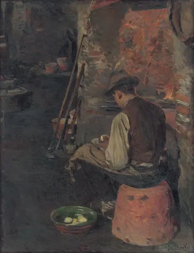 Перед обедом by Доминик Скутецкий, 1915 — digital art print download