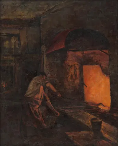 Оборачивание котла by Доминик Скутецкий, 1904 — digital art print download