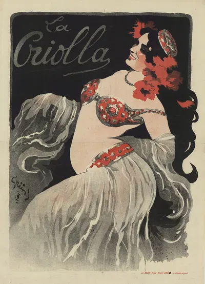 La Criolla by Jules-Alexandre Grün, 1902 — digital art print download