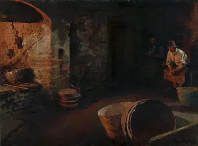 Отдыхающие кузнецы котлов by Доминик Скутецкий, 1913 — digital art print download